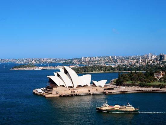 voyage australie sydney opera mer