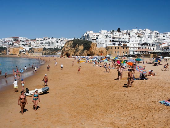 voyage portugal albufeira plage