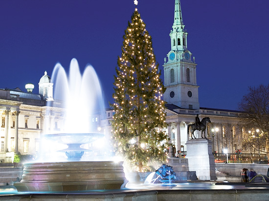 angleterre londres hiver trafalgar square istock