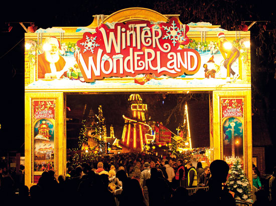 angleterre londres winter wonderland