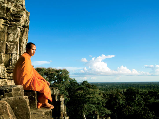 (Image) cambodge moine istock