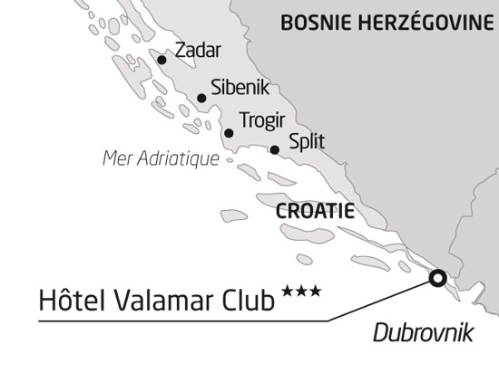 carte croatie hotel valamar 576147