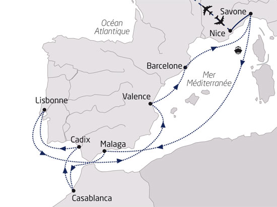 carte croisiere colonnes hercule 105510