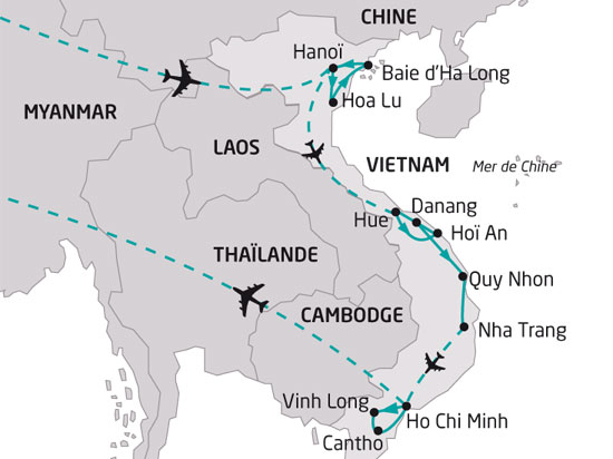 carte vietnam inoubliable vietnam 661302