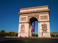 mini france paris arc de triomphe  istock