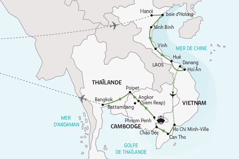 Le Vietnam et le Cambodge, richesses du Mékong