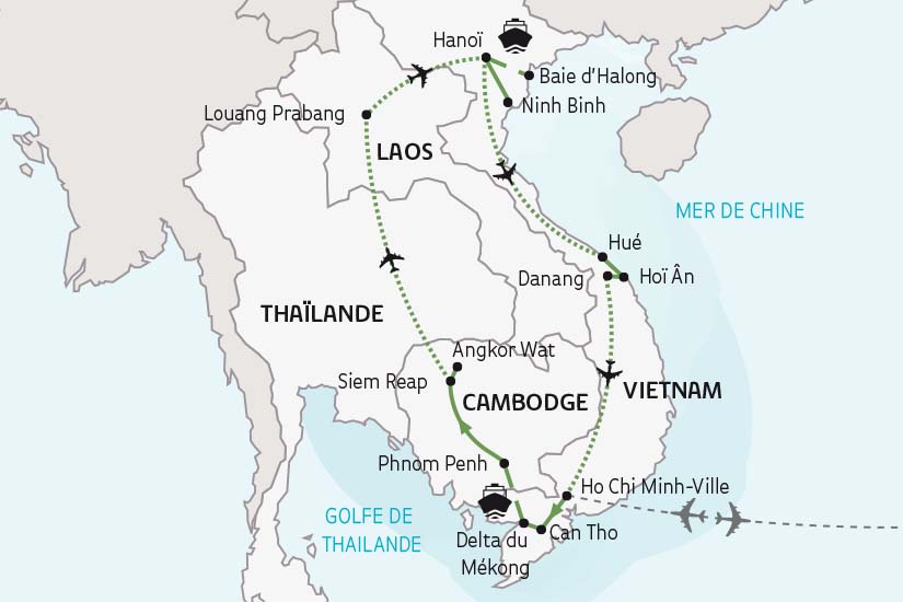 circuit Vietnam Le Grand Tour De L'ancienne Indochine Française - 