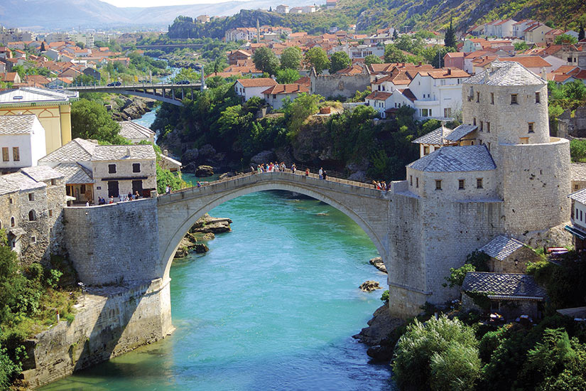 image Bosnie Herzegovine Mostar Pont  fo