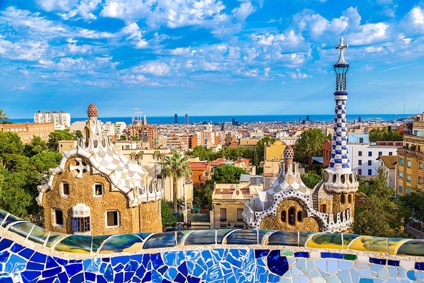 image Espagne Barcelone Parc Guell  fo