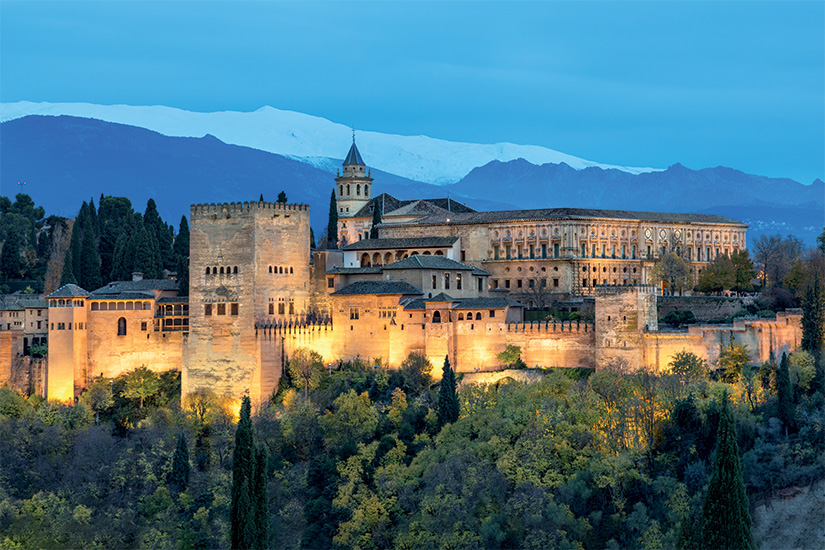 image Espagne Grenade Forteresse illuminee de l Alhambra 32 fo_129338839