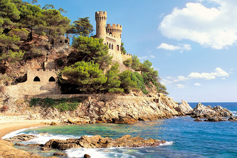image Espagne Lloret de mar chateau