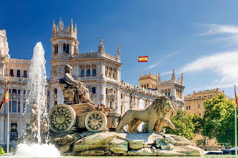 image Espagne Madrid Fontaine de Cibeles as_171083989