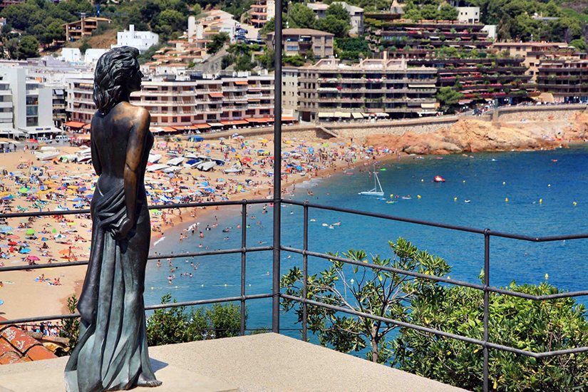 image Espagne Tossa de Mar beach