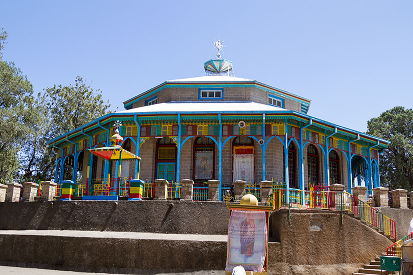 image Ethiopie Addis Abeba Eglise Maryam Entoto  fo