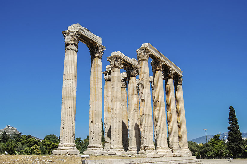image Grece Athenes Temple Zeus Olympien  it