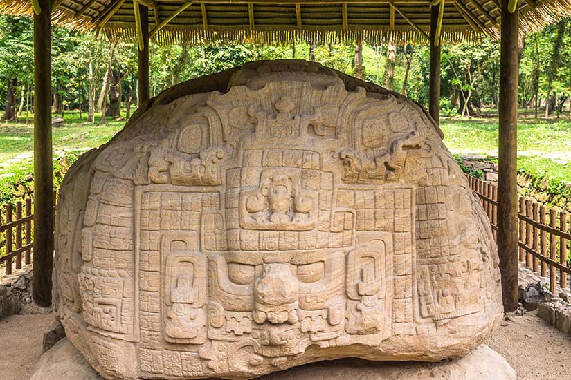 image Guatemala Quirigua Stele gravee as_265260930
