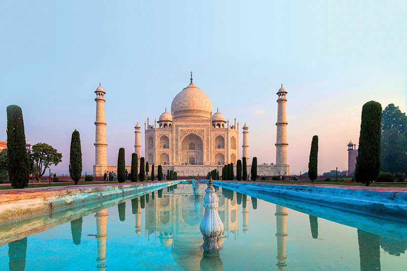image Inde Agra Taj Mahal architecture impressionnante  it