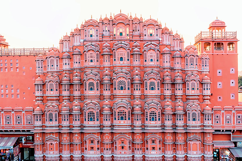 image Inde Rajasthan Jaipur palais des vents Hawa Mahal as_465568793