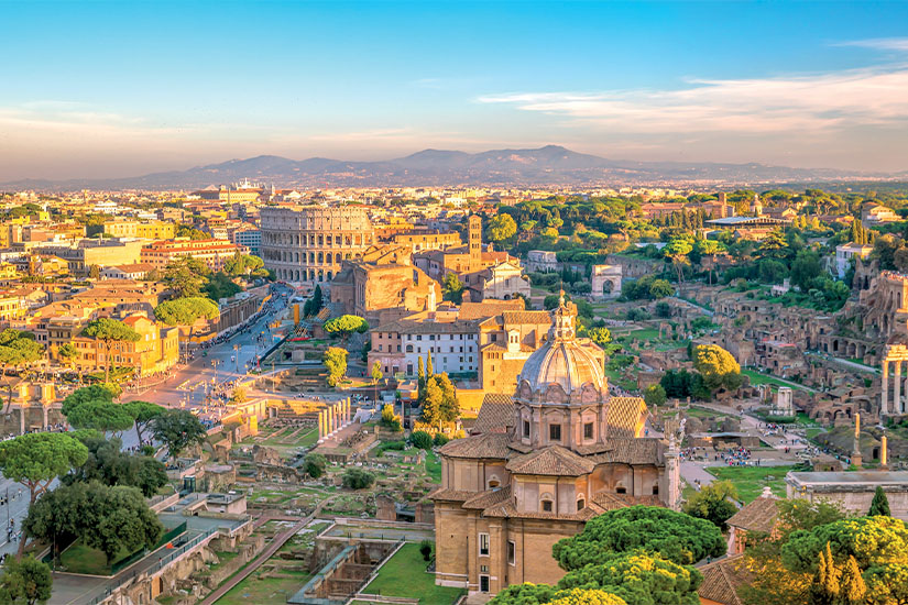 image Italie Rome vue depuis le Chateau Saint Ange as_187329088