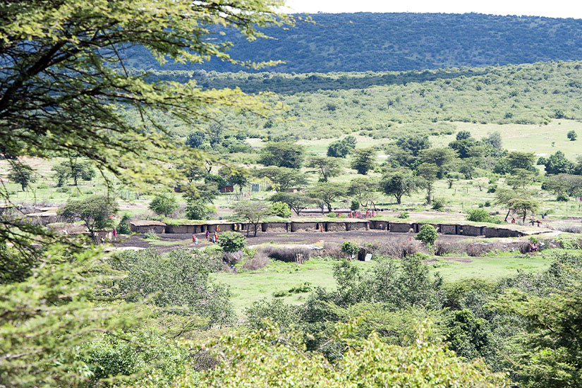 image Kenya Masai Mara village tribal Massai it_1042350964