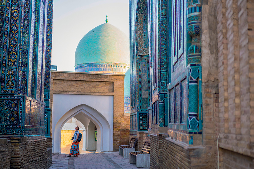 image Ouzbekistan Samarcande Mausolees de Chakh i Zinda 04 it_1129859652