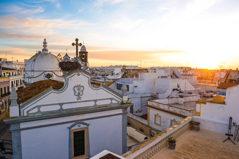 image Portugal olhao chuch roof houses during sunrise 24 as_116228016