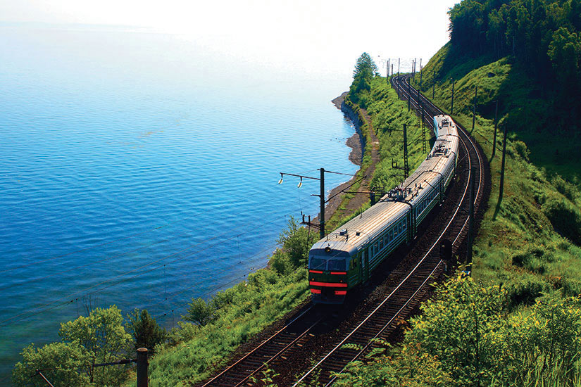 image Russie Lac Baikal train  it