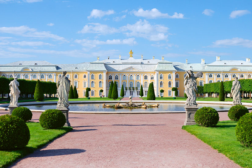 image Russie Saint Petersbourg palais Peterhof  fo