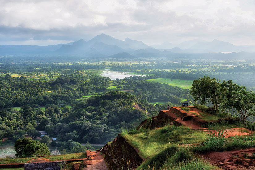 image Sri Lanka Sigiriya vue de Sigiriya Lion Rock  fo