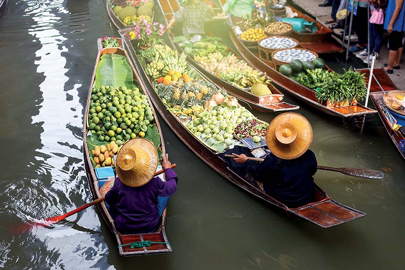 image Thailande Marche flottant de Damnoen Saduak as_138944215