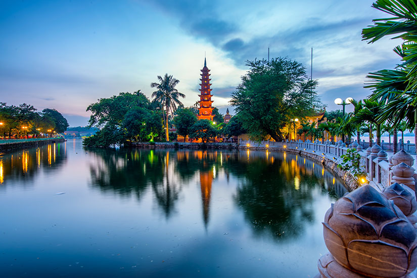 image Vietnam Hanoi Tran Quoc Pagoda  fo