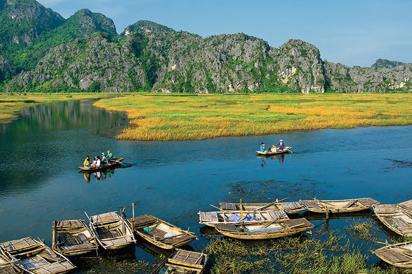 image Vietnam lagune Van Long Ninh Binh  fo