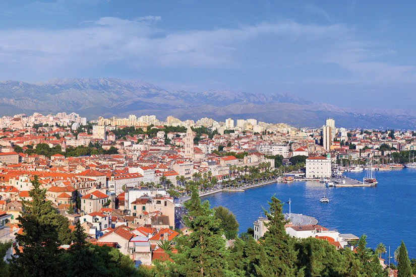 image Yougoslavie Croatia panorama de Split  fo