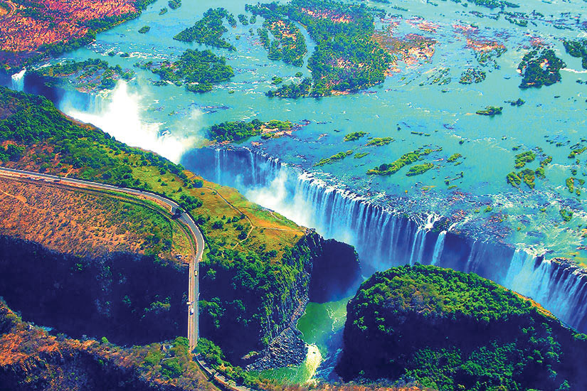 Chutes Victoria cascade Zimbabwe