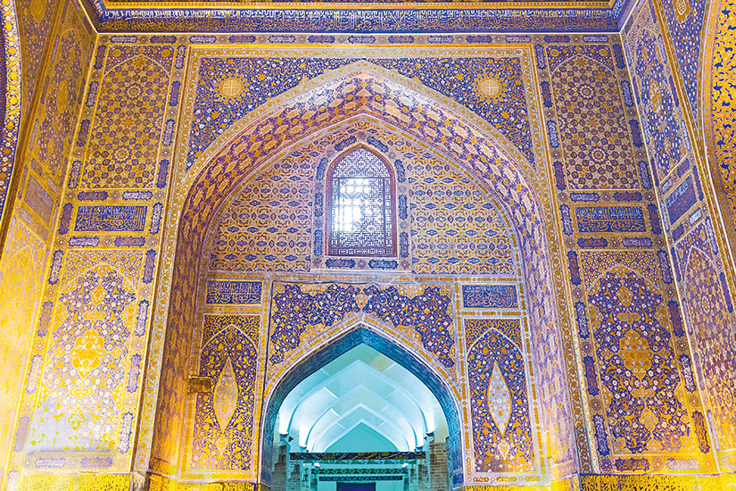 image ouzbekistan samarkand mosquee or  fo