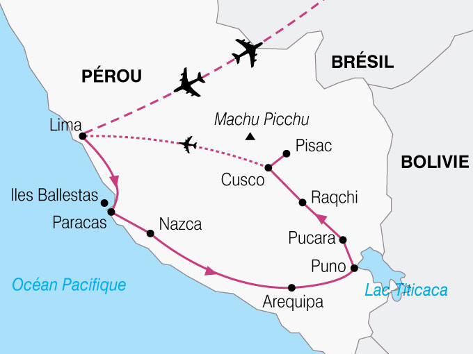 Pérou - Circuit L'Essentiel du Pérou ( vols Air France)