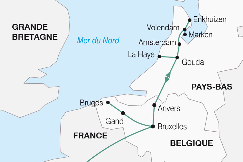 carte Belgique Pays Bas La Hollande et la Belgique le Coeur de l Europe SH 2023_411 304404