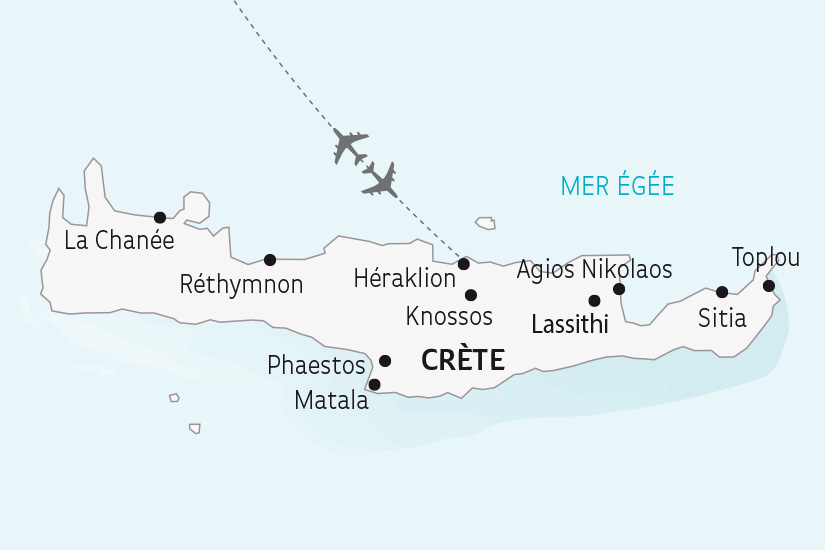 carte Crete la Crete en Liberte Autotour SH 2023_414 852004