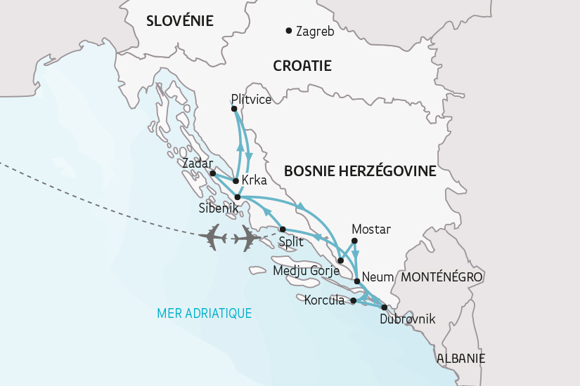 carte Croatie Joyau de l Adriatique SH 2023_414 722252