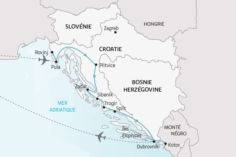 carte Croatie le Grand Tour de Croatie SH 2023_414 481504