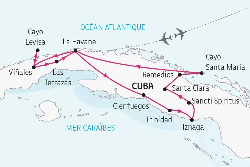 carte Cuba Charme des Caraibes SH 2023_414 502544