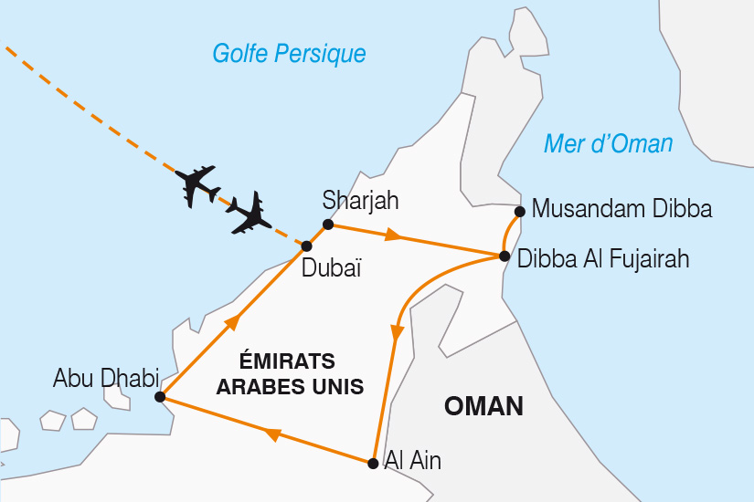 carte Emirats arabes unis Pays de l Or Noir SH 2022_388 473924