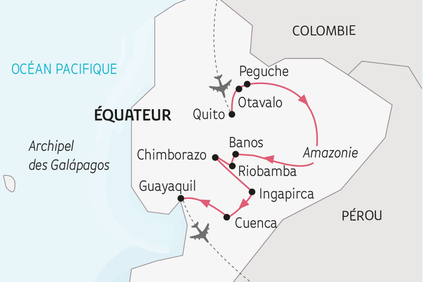 carte Equateur Mitad del Mundo Extension Galapagos SH 2023_414 767479