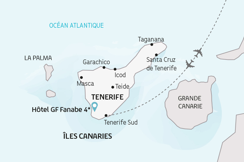 carte Espagne Canaries Sejour Decouverte Tenerife SH 2023_414 379915
