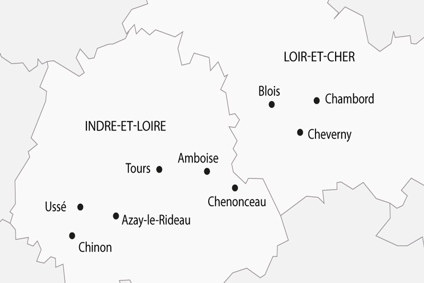 Les Chateaux De La Loire Depart Sud