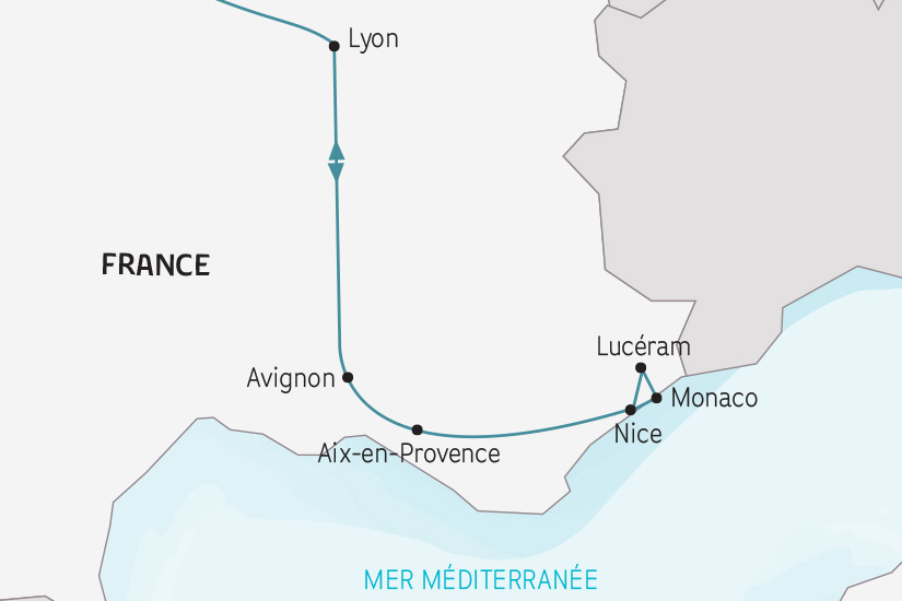 France - Côte d'Azur - Rhône - Lyon - Sud Est et Provence - Aix en Provence - Circuit Fête des Lumières à Lyon et Marchés de Noël de Provence