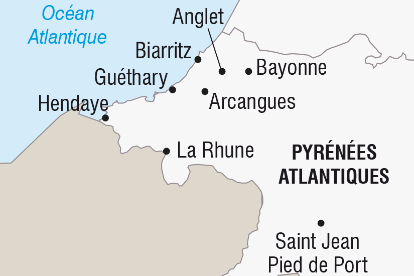 France - Atlantique Sud - Circuit Le Pays Basque et le Train de la Rhune - Départ Sud