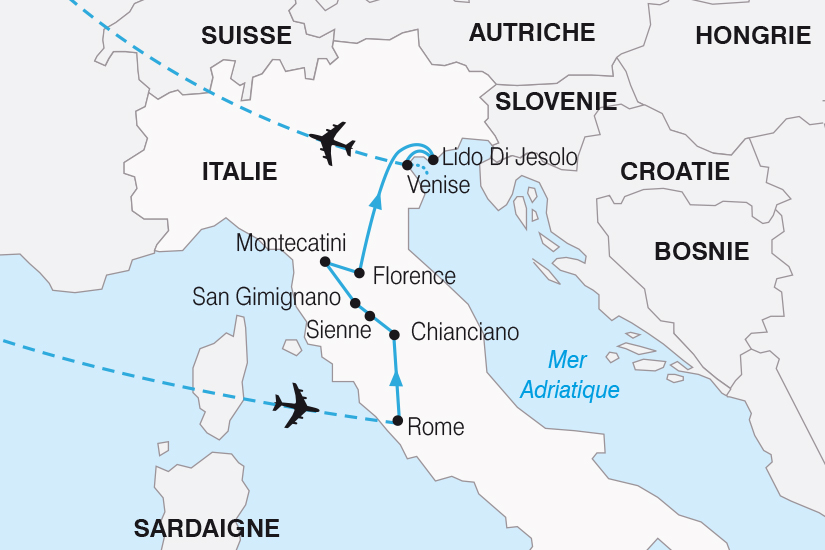 carte Italie Fascinante Italie de Rome a Venise SH20_339 727522