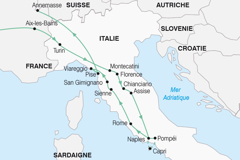 carte Italie Les plus belles villes d Italie SH 2023_411 441396