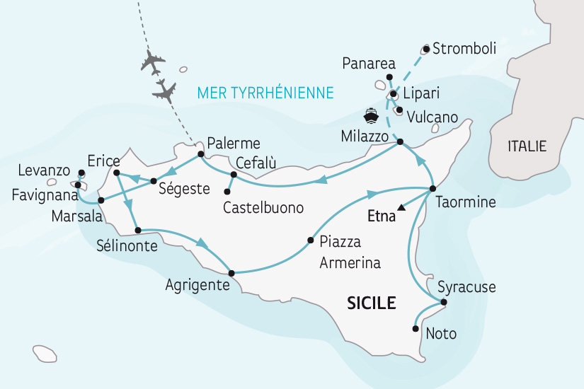 carte Italie la Sicile au Pied d un Volcan SH 2023_414 467771